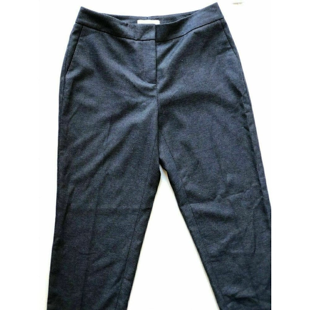 Emerson Rose Womens Blue Knit Twill Woven Ankle Slim Pants Trousers Size 6 - Picture 3 of 12
